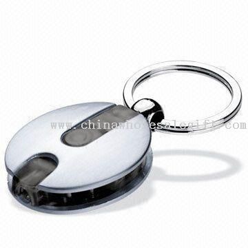 Lampu LED Keychain dalam desain ramping persegi panjang