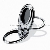 Metal Photo Frame Keychain with Split-ring Keyholder images