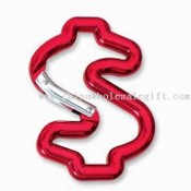 Carabiner aluminium berbentuk US Dollar images