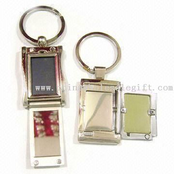 Metal Keychain Photo Frame with Lid