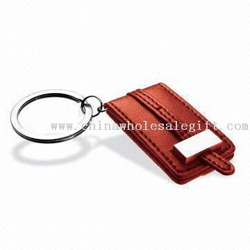Multifunction Keychain with Faux Leather Photo Frame