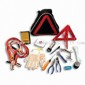Kit di pronto soccorso con 1 paio guanti di sicurezza e il triangolo d&#39;avvertimento 1-pezzo small picture