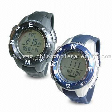 Kompas zegarek z ekranu LCD