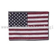 Amerikansk flagga Golf handduk images