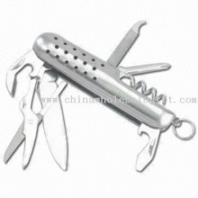 Multi-Tools mit 9.0cm geschlossen und Matte Edelstahlgriff images