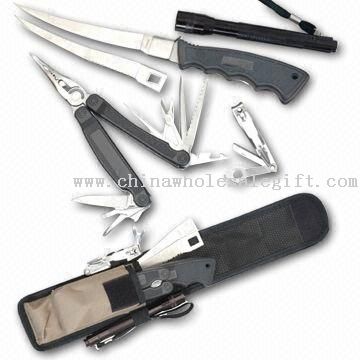 Multifunktions-Tools mit Nylon-Tasche, Includes Angeln Zangen und Messer