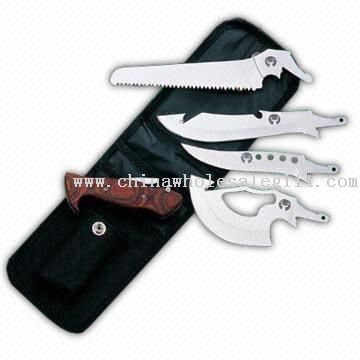 Pocket Knife Combines with Saw, Axe and Chopper