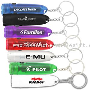 Bullet Flashlight Key Chain
