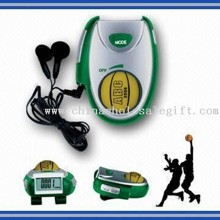 Basketball Pedometer with Step Counter and FM Radio images