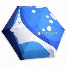 Cinq fois Umbrella avec sac auto images