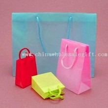 Paper Gift Bags with Christmas Theme and Optional Glossy Lamination images