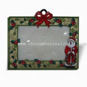 Cartão de Natal bordado e molduras para fotos images