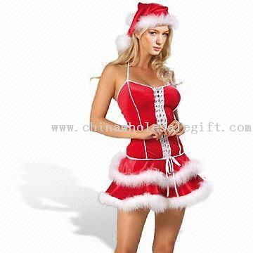 Boże Narodzenie sukienka z Santa Hat