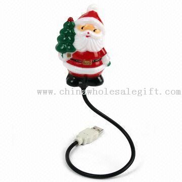 Funny USB Santa Claus Light, 7-color Glowing