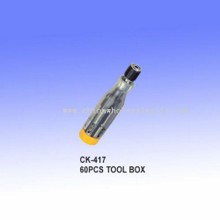 60 pcs tools box with torch images