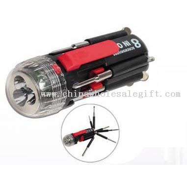 Multi functional screwdriver torch