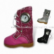 Mini Snow Boot Uhr mit Keychain images