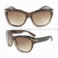 Fashionabla metallram solglasögon med polariserade lins small picture