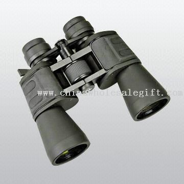 Full Size Promotional Porro Binoculars with Ergonomic Rubber Grip