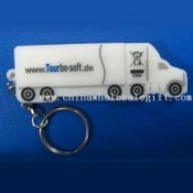 PVC Car/Truck Shaped USB Flash Drive with Embossed 3D Logo images