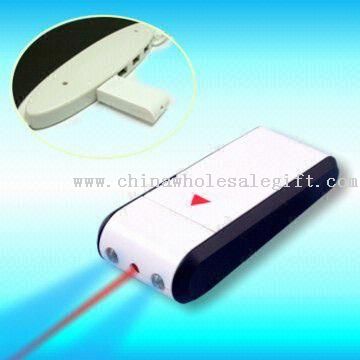 Pointeur laser sans fil USB Flash Drive with 2-way torche LED et laser Puissance de sortie