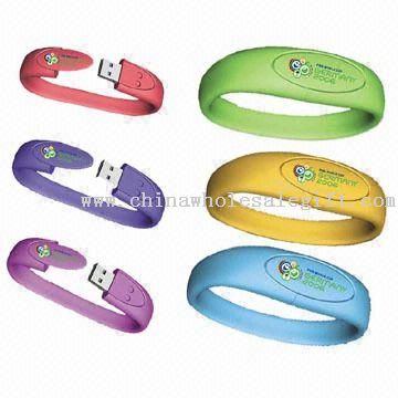 Wristband USB Flash Drives with 10 Years Data Retention