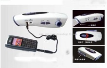 Hand power flashlight w/moble charger and radio&alarm images