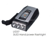 3LED Hand power flashlight images