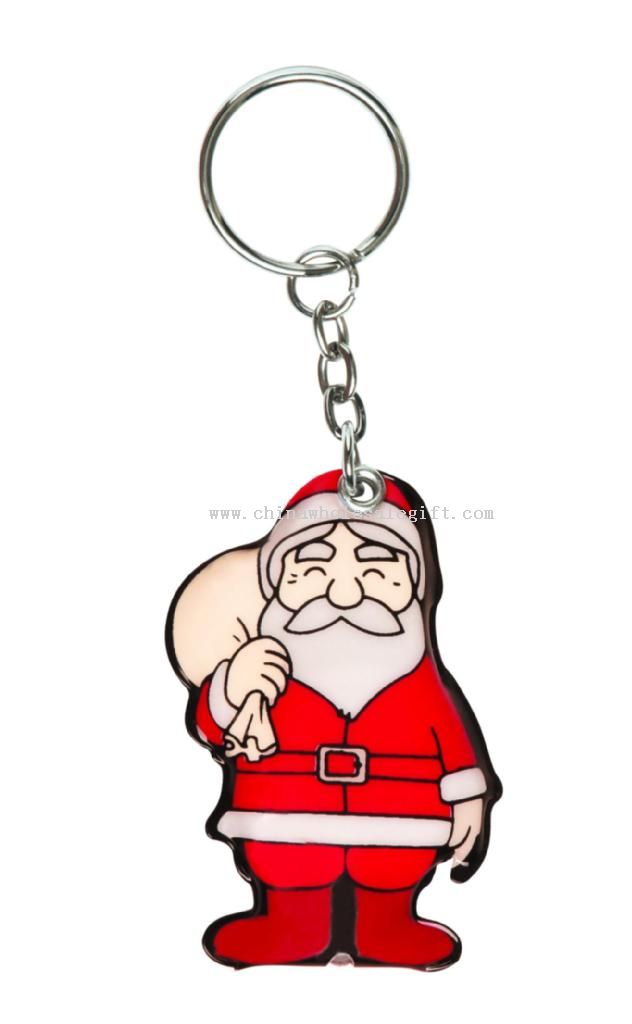 Santa a condus lumina Keychain