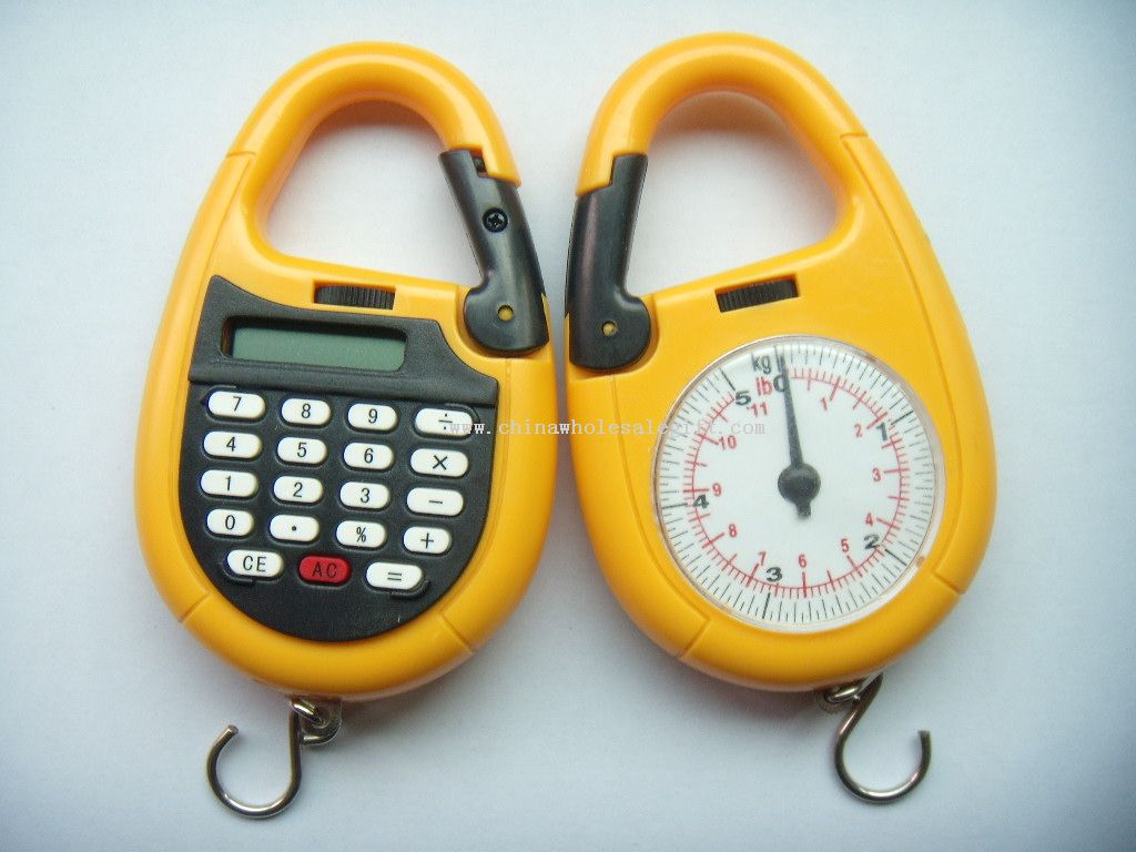 Kalkulator med skala