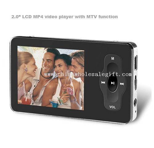 2.0" LCD MP4 video player med MTV funktion