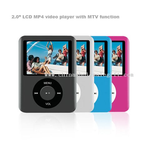 2.0" LCD MP4 video player med MTV funktion