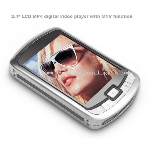 2.4" LCD MP4 digital video player dengan fungsi MTV