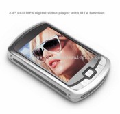 2.4” LCD MP4 digital video player with MTV function images