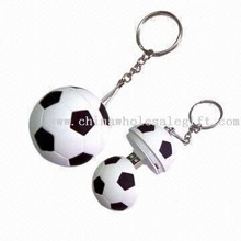 Promotional USB flash drives with ball shape & Keychain and different memory capacity available images