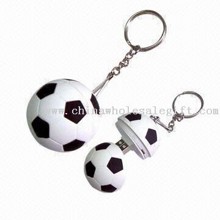 Promotional lecteurs flash USB avec une forme boule & Keychain et capacité de mémoire différentes disponibles images