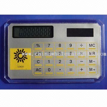 Energia solar oito dígitos calculadora com memória de cálculo