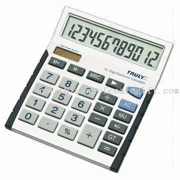 12-digit Office Calculator with Mark Up Function