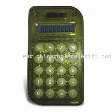 8-dígitos de la batería y Solar Powered Oficina Calculadora