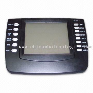 8-telefon kalkulator med stor LCD-skjerm Status for 8 tellerskritt og innebygd Modem