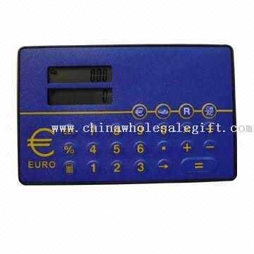 Eight Digits Card Size Two Line Display Euro Converter