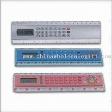 Ruler promotionnels Calculateur avec Solar Power and 8-Digit Display images