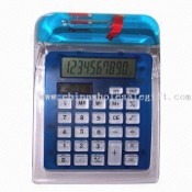 10 chiffres Aqua / Liquide Calculatrice de bureau avec Dual Power images