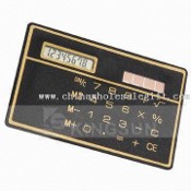 8-cifret Slim kort form Solar Power Calculator images