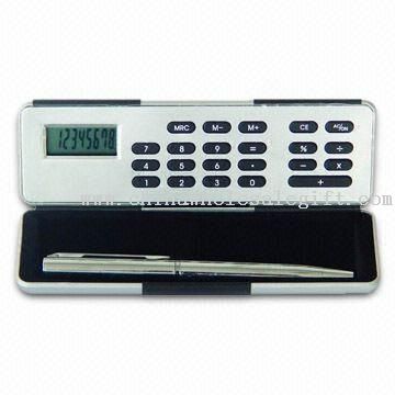 Magic Box Calculator with Ballpen Eight Digits with Percentage Function
