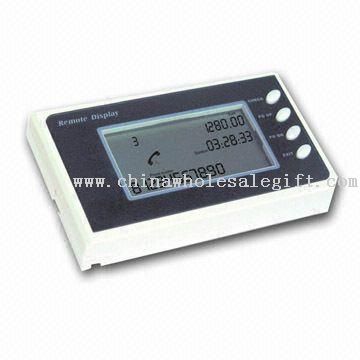 Kalkulator tagihan telepon dengan tampilan Remote dan layar LCD