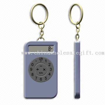 Promotional 8-digit Calculator with Keychain and Cover