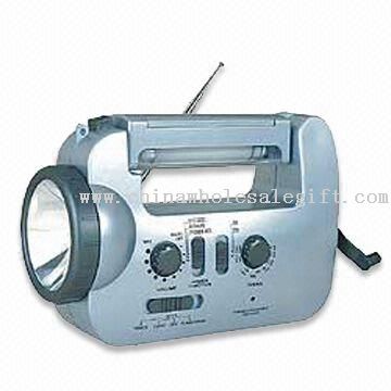 Dynamo AM/FM Radio with Emergency Light