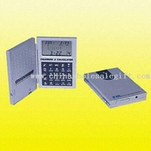 Electronic Calendrier / Calculatrice avec FM Auto-Scan Radio et compte à rebours images