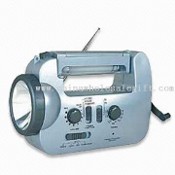 Dinamo AM / FM Radio dengan lampu darurat images